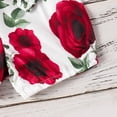 thumbnail image 5 of PatPat 3pcs Newborn Baby Girl Clothes Ribbed Romper Belted Shorts Headband Red Outfits Set, 3-6 Months, 5 of 9