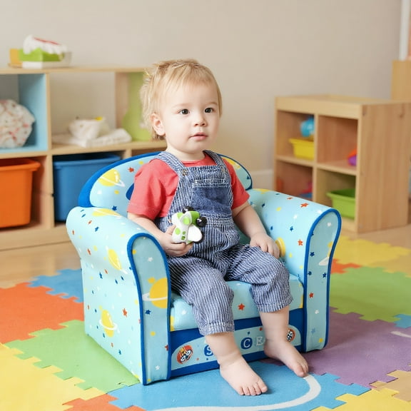 YYAo Childrens Sofa,Children Sofa Lazy Sofa,Toddlers Sofa Chair with Velvet Fabric Cover High Density Sponge Filling