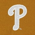 thumbnail image 4 of Men's Dunbrooke Tan Philadelphia Phillies Journey Tri-Blend Full-Zip Jacket, 4 of 4