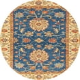 thumbnail image 1 of Ahgly Company Indoor Round Abstract Puce Purple Oriental Area Rugs, 3' Round, 1 of 6