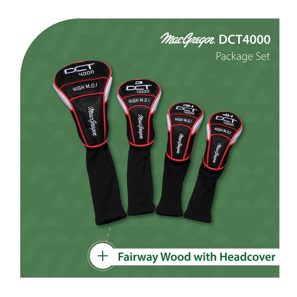 MacGregor Golf DCT4000 1 Inch Longer Golf Clubs Set with Bag, Mens