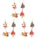 thumbnail image 1 of 12 Piezas Colgantes de ángel de Baile de Metal Navideño para ÁRbol de Navidad Adornos Colgantes ÁRbol de Navidad Decoraciones de MuñEcas para Fiesta En Casa, 1 of 5
