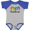 thumbnail image 3 of Inktastic Merry Christmas Rainbow Holiday Lights Boys or Girls Baby Bodysuit, 3 of 5