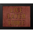 thumbnail image 2 of Phillip, Jamie 24x19 Black Modern Framed Museum Art Print Titled - Lodge, 2 of 5