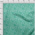 thumbnail image 3 of oneOone Cotton Cambric Sea Green Fabric Abstracts Sewing Craft Projects Fabric Prints By Yard 56 Inch Wide, 3 of 6