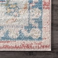 thumbnail image 4 of nuLOOM Louise Tribal Diamond Area Rug, 8' 10" x 12', Louise Light Pink, 4 of 9