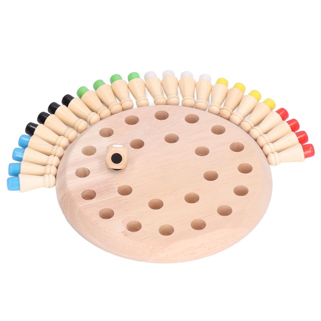 Wooden Matchstick Chess Game, Dice Funny Early Education Matching Chess Games For Boys For Daily Playing