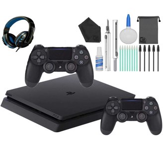 Sony PlayStation 4 Slim 500GB Black Console with FIFA-20 Game