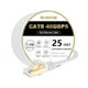 thumbnail image 1 of wonima11 Cat 8 Ethernet Cable 25 FT, 40Gbps 2000Mhz High Speed Flat Cat8 Cable Patch Cord with Gold-Plated RJ45 Connector, LAN Network Internet Cable with 15 Clips for Router/Gaming/Computer, S/FTP, 1 of 1