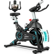 Pooboo Indoor Cycling Bike Magnetic Stationary Exercise Bikes Home Cardio Workout Bicycle Machine 350lb Flywheel Weight 40lbs