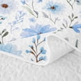 thumbnail image 5 of Manfei Botanical Flower Quilt Full 3-Piece,Spring Garden Full Bedspread Sets,1 Coverlet and 2 Pillowcases, 5 of 7