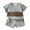 Z49-Grey, variant on Toddler Boy 2 Piece Summer Outfit Retro Athletic Straight Leg Short Tractor Pattern Loose Casual Summer 6 12 18 24 Months 2t 3t Clothing Set