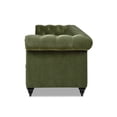 thumbnail image 5 of Jennifer Taylor Home Alto 88" Tufted Chesterfield Sofa Olive Green Velvet, 5 of 10