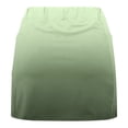 thumbnail image 6 of Lenpel Skorts for Women High Waisted Gradient Mini Workout Tennis Skirt with Shorts Summer Casual Athletic Skorts, 6 of 6
