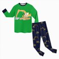 thumbnail image 5 of TOWED22 Toddler Baby Boy Fall Clothes Color Block Pockets Crew Neck Long Sleeve Sweatshirt Pants 2 Pcs Outfits Size:6-7 Y,Color:Green, 5 of 7