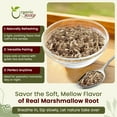 thumbnail image 2 of Organic Way Marshmallow Root (Althaea Officinalis) Cut & Sifted - Herbal Tea | European Wild-Harvest | Organic & Kosher Certified | Non GMO & USDA Certified | Origin - Albania (16 Ounce Pack), 2 of 8