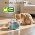 thumbnail image 4 of Cat Water Fountain Filter Replacement: 12 Cat Fountain Filter - 12 Pet Fountain Filter - 6 Carbon Filters & 6 Foam Filters - Suitable for GIOTOHUN Stainless Steel Cat Fountain S11, 4 of 8
