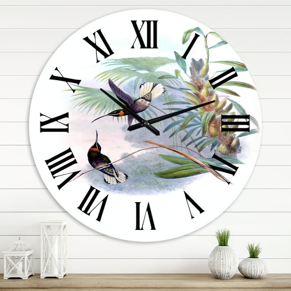 Designart 1 in Quartz Traditional Wall Clock