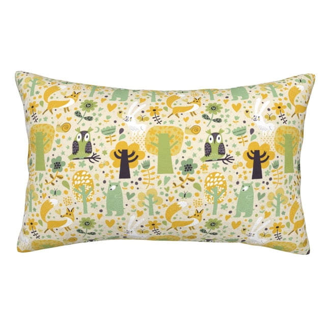 Balery Animal Tree Funda de Cojín Estampada, Regalos para Mujeres, Regalos de Amor para Ella, Regalos para Novia o Esposa, Funda de Almohada-16"x24"