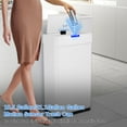 thumbnail image 4 of AthLike Sensor Trash Can, Touchless Motion Sensor Trash Bin, Smart Automatic Garbage Can with Soft-Close Lid, Bag Retainer Ring and Display Light,for Kitchen,Living Room Office (White, 18.5 Gal), 4 of 8