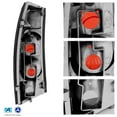thumbnail image 2 of AKKON - For Chevy C/K C10 Tahoe GMC Jimmy Sierra Suburban Yukon Pickup Truck Black G2 Tail Lights Brake Lamps, 2 of 5