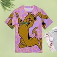 thumbnail image 5 of Scooby Doo Womens T-shirts Crewneck Shirts Blouse Short Sleeve Tee Shirts Girls Tops 6XL, 5 of 8