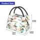 thumbnail image 2 of Fotbe Pretty Floral With Leaves Bolsa Térmica Portátil con Estampado, Bolsa de Entrega de Alimentos Aislada, Bolsa Reutilizable de Gran Capacidad para Comidas y Supermercado, 2 of 6
