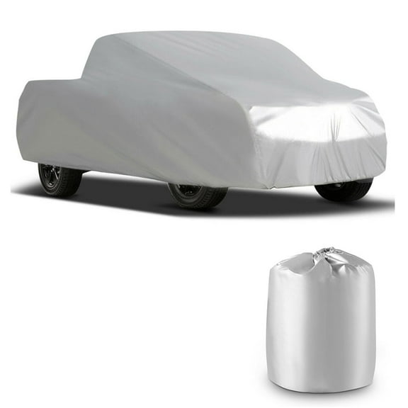 Lab Work Universal Fit Silver, Polyester Taffeta, Pickup Truck Cover, 230in L x 75in W x 65in H