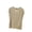 Beige, variant on Women's Plus Size Modal Blend Soft Batwing Sleeve T Shirt Loose Fit Solid Color V Neck Comfy Casual Blouse Lounge Wear Khaki