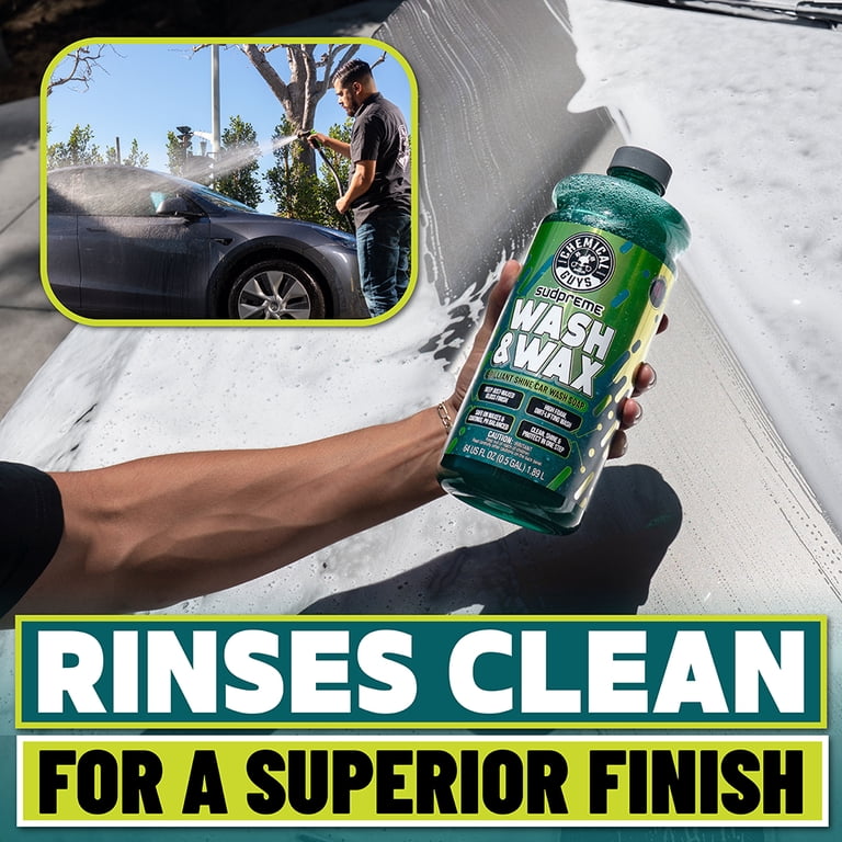 Chemical Guys Sudpreme Car Wash & Wax, Extreme Shine Foaming, 64oz