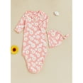 Suealasg Newborn Girls Sleeping Sack Infant Long Sleeve Daisy Print