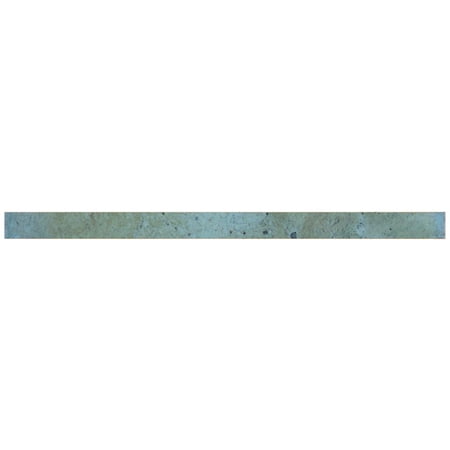Antiek 0.47 in. x 7.87 in. Glossy Blue Ceramic Pencil Tile Trims (0.7 sq. ft./case) (10-pack)