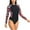 Red, variant on One Piece Swimsuits for Women Surfing Diving Rashguard Swimsuits Swimwear Bathing Suit Long Sleeve Bra Padded Zipper Front Swim Suits