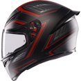 thumbnail image 2 of AGV K1 S Sling Street Motorcycle Helmet Matte Black/Red - Red / 2X-Large, 2 of 4