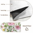 thumbnail image 2 of Pink Green Spring Round Rug 4ft Washable Circle Entryway Rugs Non Slip Floral Eucalyptus Leaves Watercolor Plant Area Rug Indoor Floor Carpet for Bedroom Kitchen Living Room Home Office Dining Room, 2 of 8