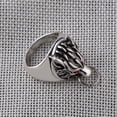 thumbnail image 5 of Wolf Head Ring Animal Inspired Fashion Statement Jewelry for Men and Women Unique Design Alloy Ring Fashion Jewelry, 5 of 6
