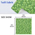 thumbnail image 4 of Iauyy Satin Napkins Set of 4- Floral- Green DIY Printing Decoration Cloth Napkin- Easy Care for Home/Party, 4 of 8