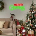 thumbnail image 3 of Merry Christmas Neon Sign Red Green Led Neon Lights for Wall Decor Light Up Signs for Bedroom Home Party Christmas Holiday Decorations Family Kids Gifts-40*19.5cm, 3 of 5