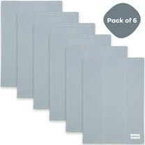 Comfy Cubs 100% Cotton Absorbent Burp Cloths - Large, 6 Pack (Pacific Blue)