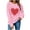 Pink, variant on fheaev Long Sleeve Shirts for women Valentine's Wife Day Graphic Tees Tops Crew Neck Basic Tee Soft Casual Loose Fit Fall Tops Outfits 2025