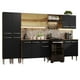 thumbnail image 1 of Cocina Integral 293cm Marrón/Negro Emilly Madesa 05, 1 of 5