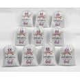 thumbnail image 5 of Darling Souvenir White Look Whooo'S Is Having A Sweet Little Girl Baby Shower Party Supplies Favor Bags&nbsp;Drawstring Pouches&nbsp;15 Pieces, 5 of 5