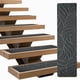 thumbnail image 3 of Tapetes antideslizantes para escaleras, tapetes de alfombra con adhesivo reutilizable, 1 tapete de 9 x 30, antideslizantes para interiores, fáciles de limpiar, para principiantes, personas, 3 of 8