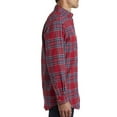 thumbnail image 3 of Backpacker Men's Yarn-Dyed Flannel Shirt - BLUE STUART - 3XL, 3 of 3