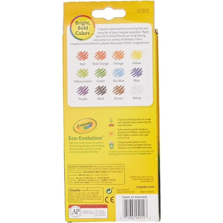 Crayola® Twistables® Colored Pencils, 12/Pack (68-7408)