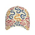 thumbnail image 2 of Naloa Original Classic Low Profile Hat Men Women Baseball Cap Dad Hat Adjustable Unconstructed Snake Print Cap, 2 of 9