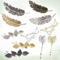 thumbnail image 3 of 11pcs hoja de metal Retro Bobby Pin Pearl Hair Folder Bangs Clip calambre lateral para mujeres niñas, 3 of 7