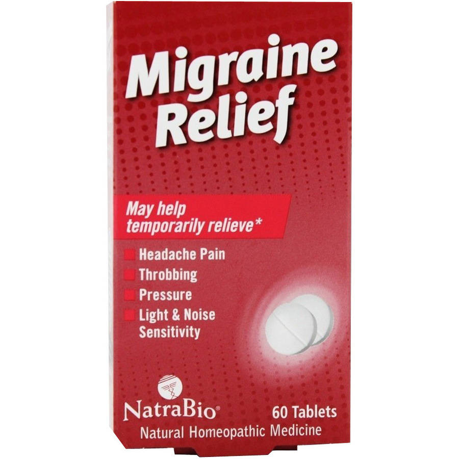 Natra Bio Migraine Relief Tablet, 60 CT