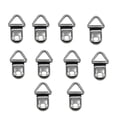 thumbnail image 1 of Eigraketly Gancho de 100 Uds., ganchos de orificio de Metal, herrajes simples y modernos, colgadores de suministro de un solo anillo, punto de cruz, pared Herramientas y ferretería Plata 763 Trimarca Eigraketly TO011145-04, 1 of 6