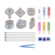 thumbnail image 2 of Kit de pintura de cristal DIY para artes y manualidades, kits de pintura de cristal DIY, cristal Festival de Primavera, 2 of 9